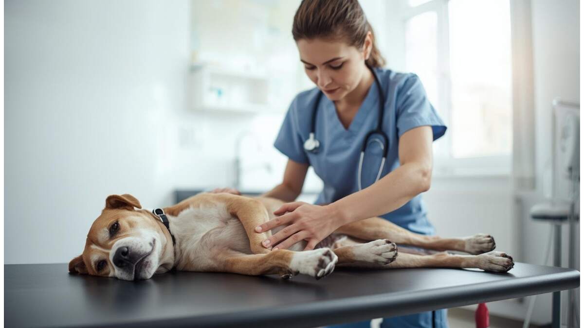 how do vets diagnose arthritis in dogs through joint examination in clinic
